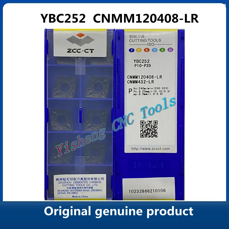 

Original genuine product ZCC CT CNMM YBC252 CNMM120408-LR CNMM120408 CNC Turning Tool Lathe Cutter Tools