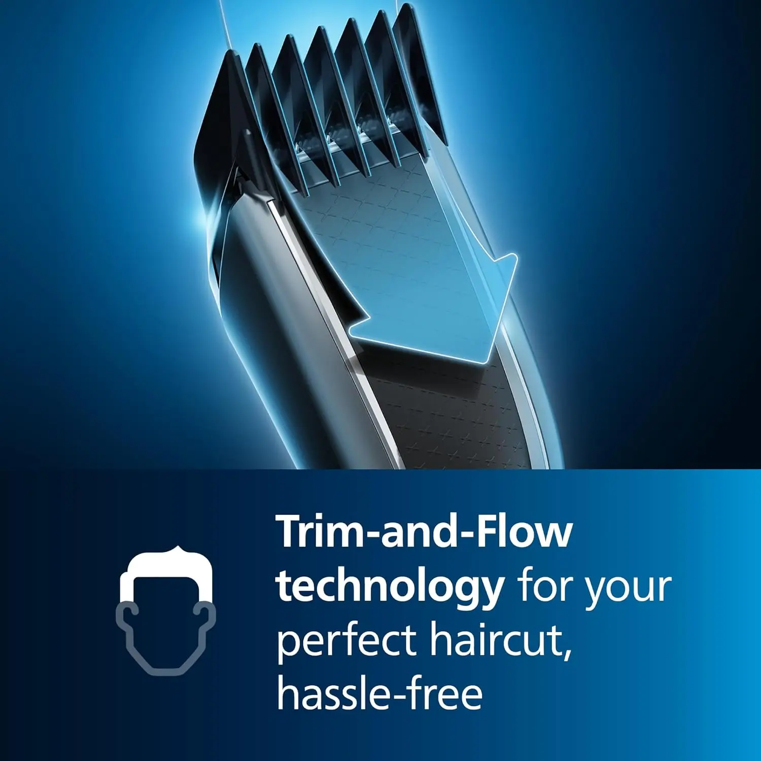 Машинка для стрижки волос Philips серии 7000, моющаяся машинка для стрижки волос HC7650