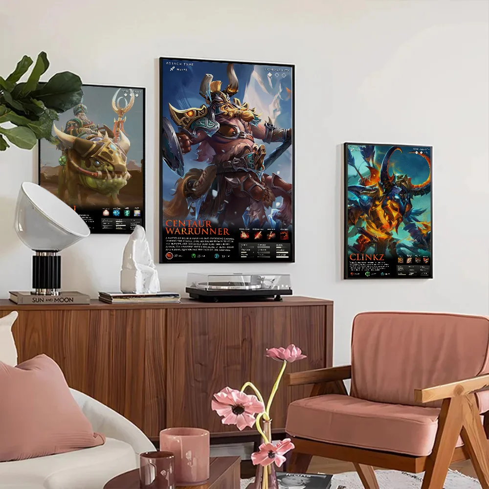 DOTA 2 Character Poster Good Quality Prints and Posters HD Quality Poster Wall Art Painting Study