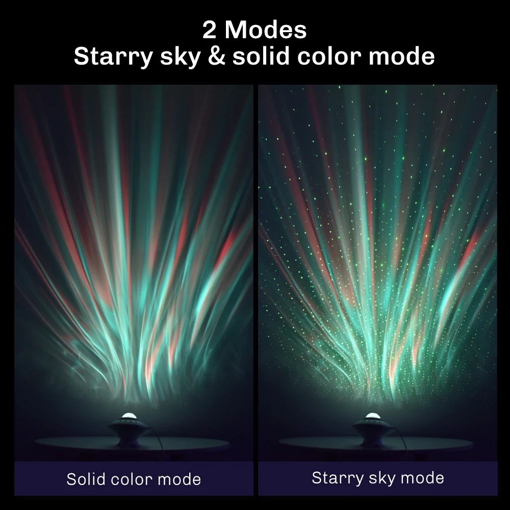 Aurora Starry Sky Projector Night Light for Home Bedroom Decor Party Light Children\'s Star Night Light Projection Lamp Gifts