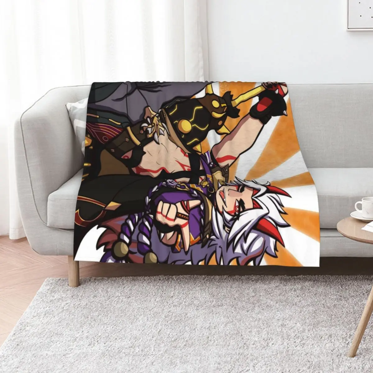 

Arataki Itto Throw Blanket Decorative Beds bed plaid Thins Sofa Blankets