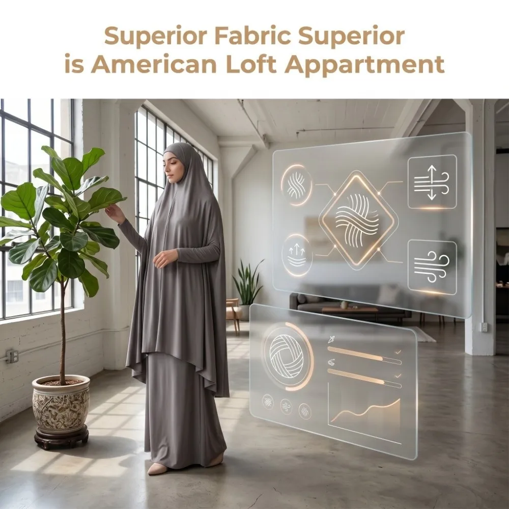 

Caftan Plain Muslim Abayas Modest Wear Elegant Full Cover Hijab Traditional Soft Long Shawl Daily Wear