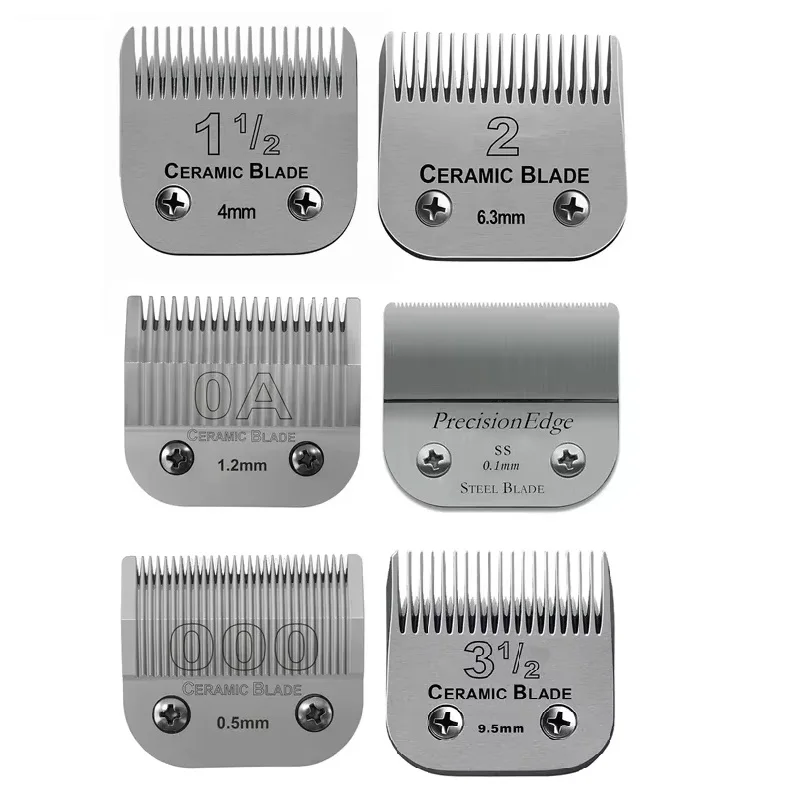 

Съемное керамическое лезвие для машинки для стрижки домашних животных и собак Andis AG, AGC, BDC, BG, DBLC, FHC, MBG, SMC/Oster A5, A6, Classic 76, Star-Teq, Power-Teq