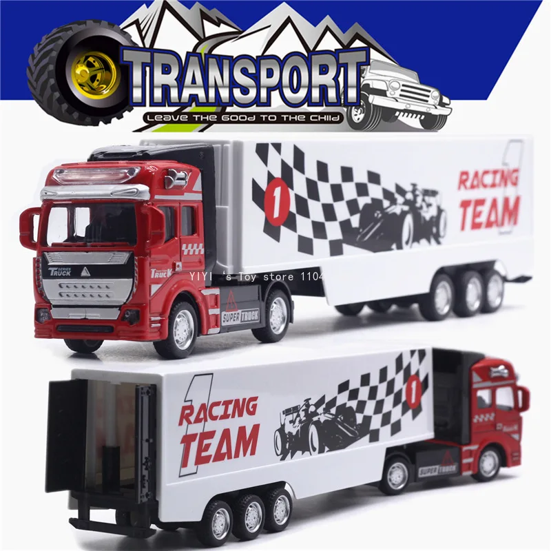 

1/48 Big Size Container Truck Removable Windup Toy Children Gift 25