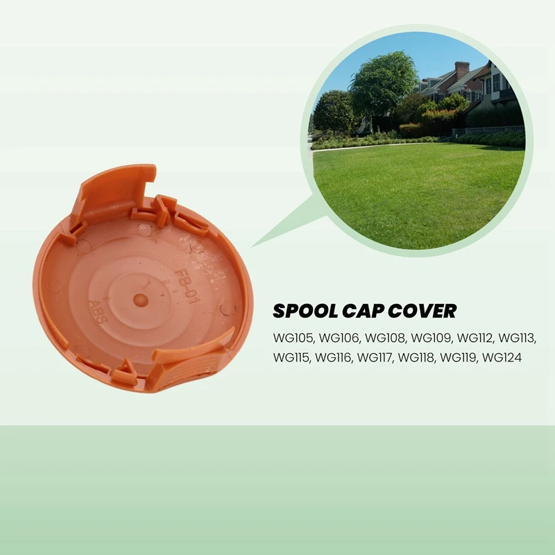 A24F-50019417 Grass Trimmer Spool Cap Cover For WORX Corded Electric String Trimmers Part Replacements