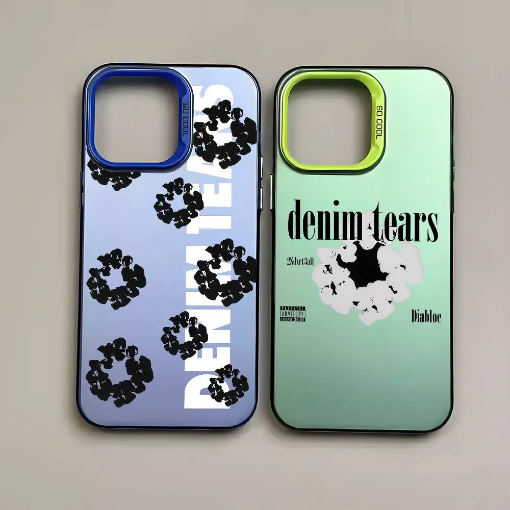 D-Denim 高級T-Tearsスマホケース Samsung Galaxy A17 A07 A16 A06 A35 A55 A25 A05S A15 A56 A54 A36 A34 A24 A26 A04 4G 5G対応