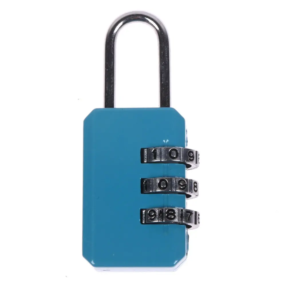Lucchetto a combinazione con codice a 3 cifre per lucchetto con lucchetto a combinazione con numero di bagagli per serrature durevoli del cassetto della valigia della borsa con cerniera