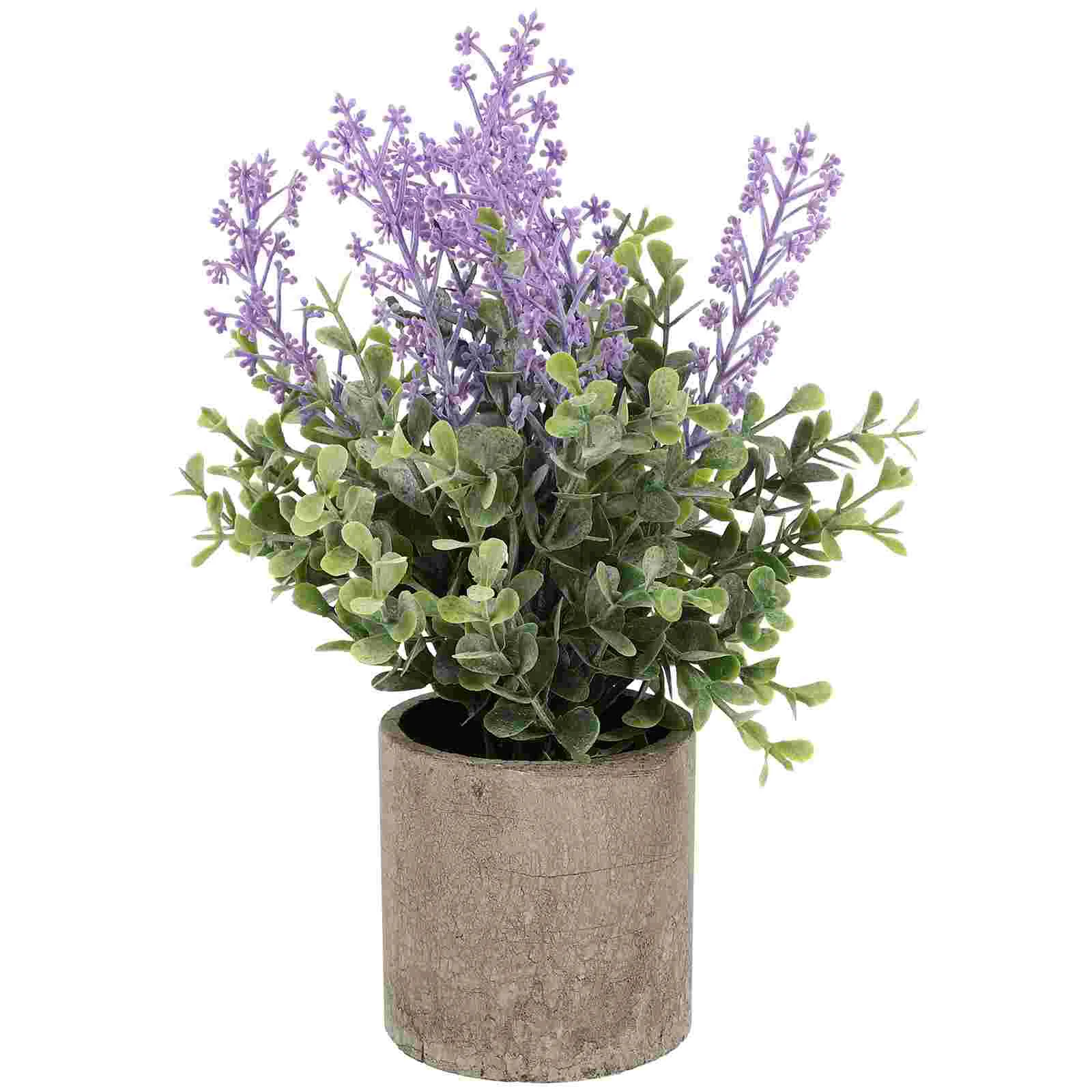 

Potted Plant Fake Lavender Bonsai Simulation Artificial Decor Imitation Ornament Emulation Flower