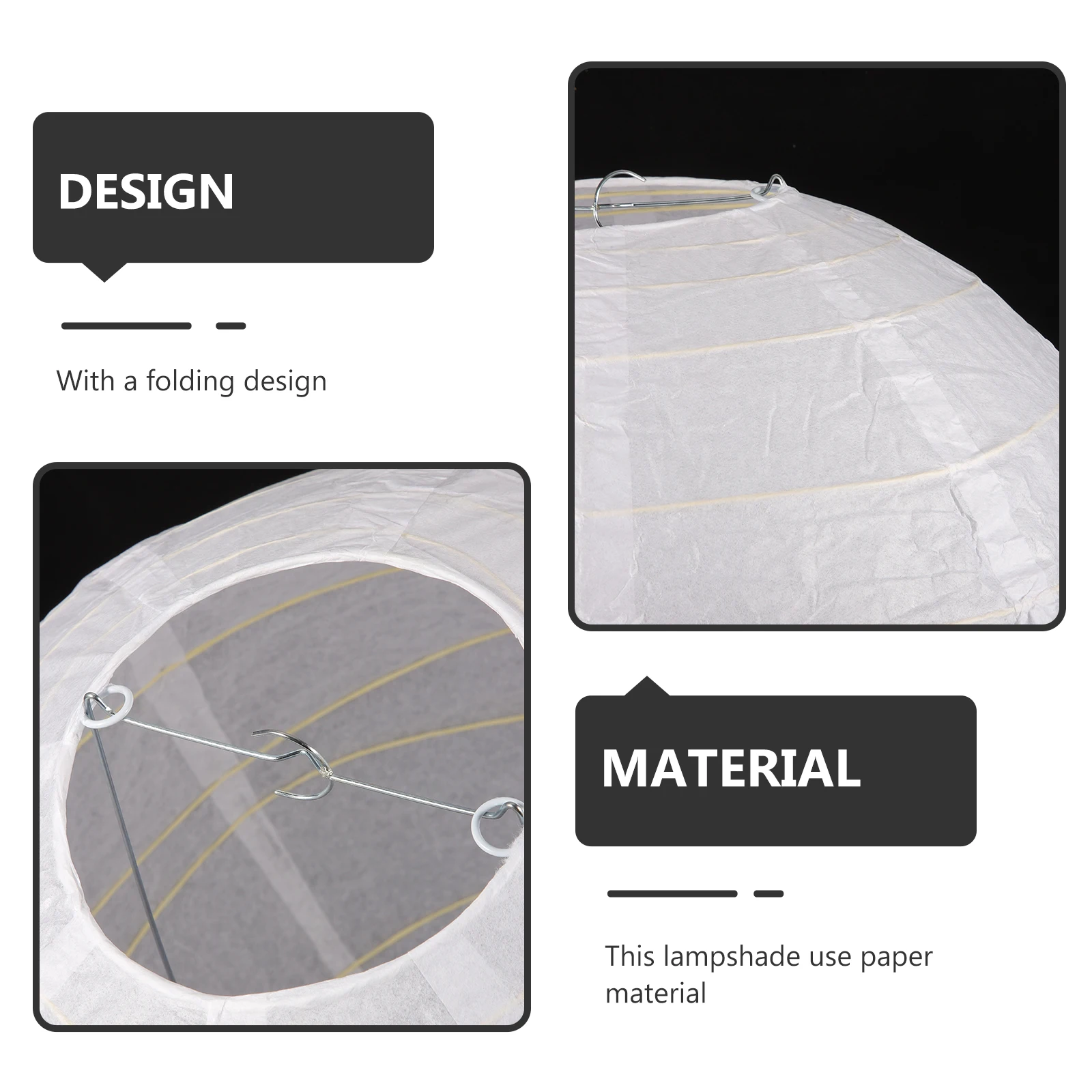 

2 шт. складные бумажные абажуры креативный абажур для потолочного светильника люстра украшение крышка лампы складной абажур