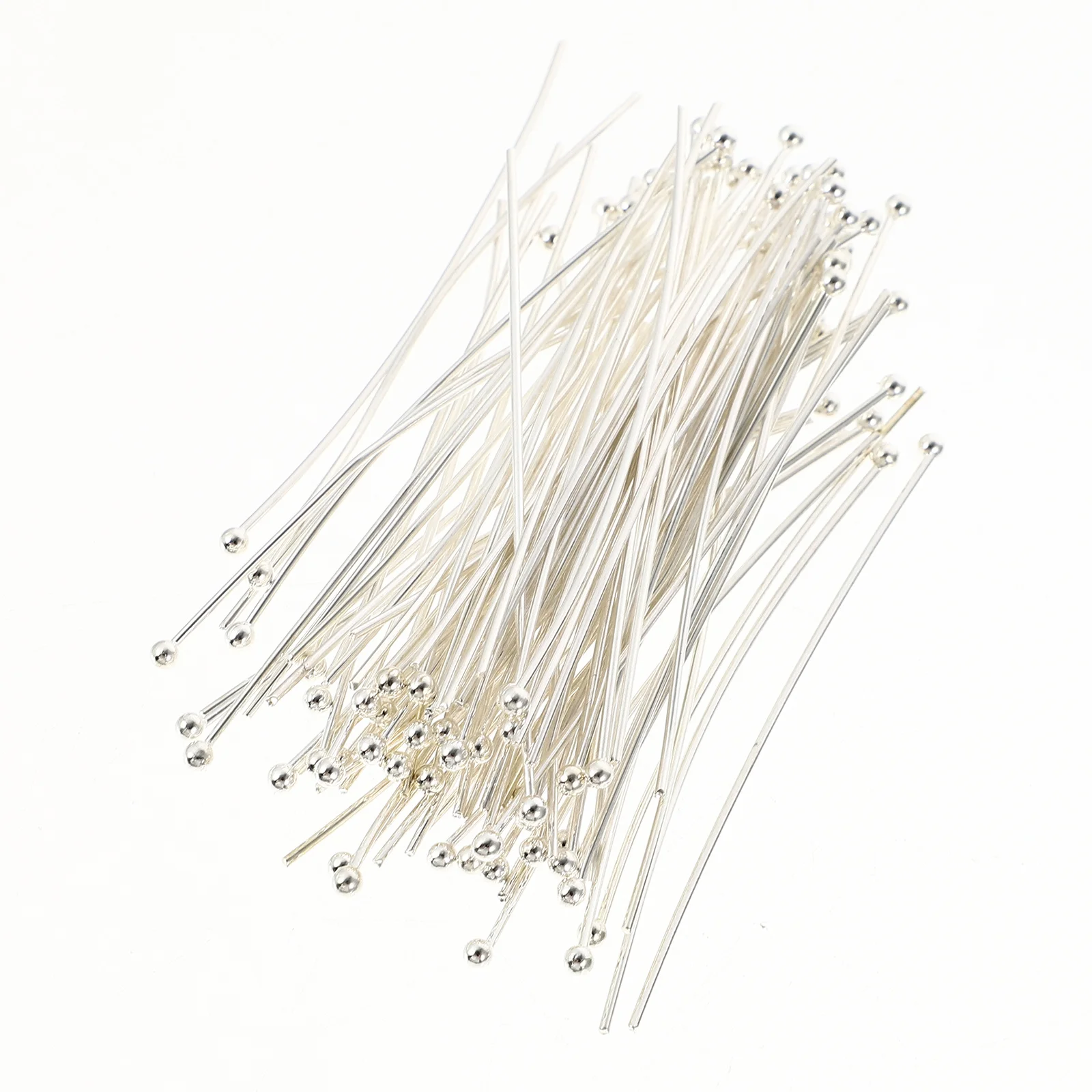 200 Stuks Hoge Kwaliteit Bal Nietstiften voor DIY Sieraden Kralen Pins Glad Oppervlak Veilig te Gebruiken Crafting Armband Nietstiften