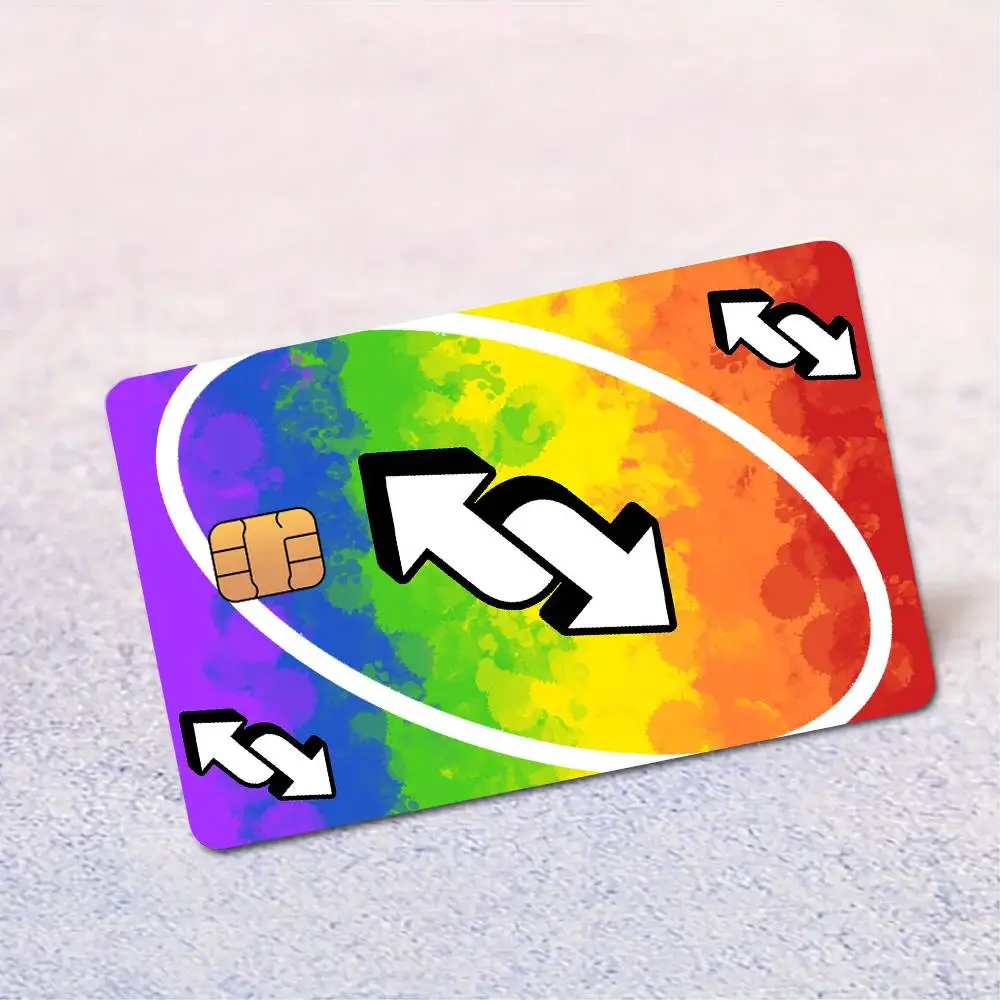 U-UNO Reverse Card Wasserdichter Hautaufkleber Bank Bus U-Bahn Zugangskarten-Schutzfolie Kartenaufkleber Mädchen-Geschenk – Detail 8