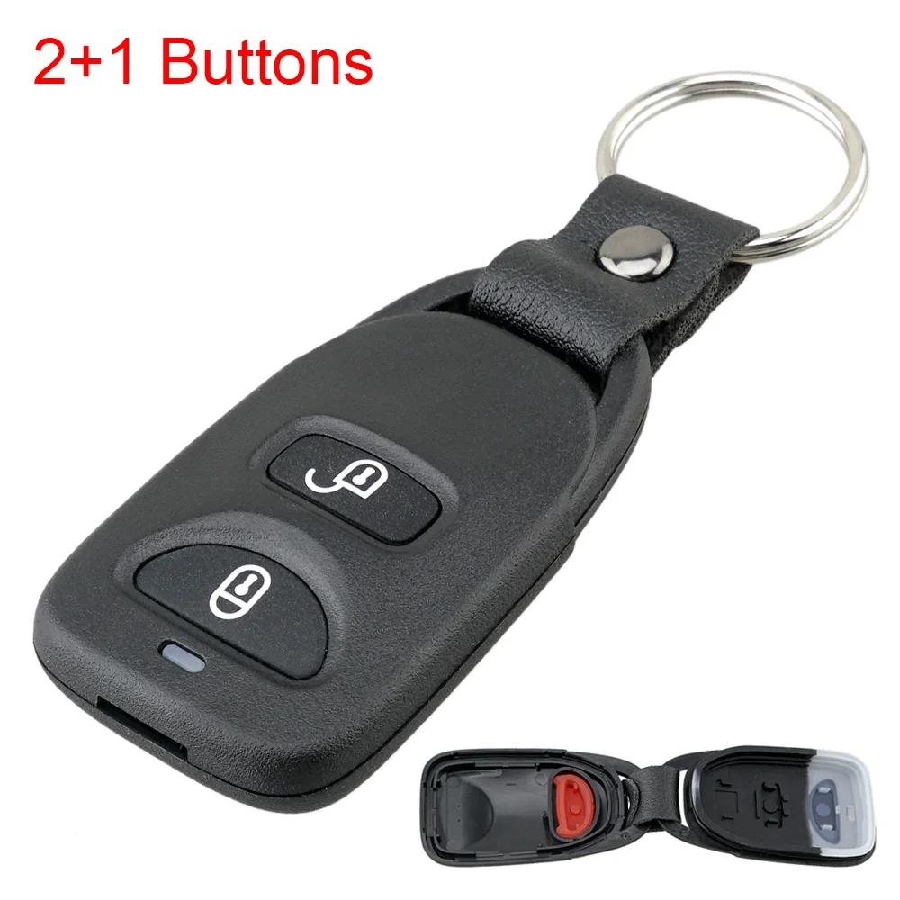 3 1 Buttons / 2 1 Buttons Car Remote Key Shell Fit for Hyundai Elantra Sonata / Kia Carens