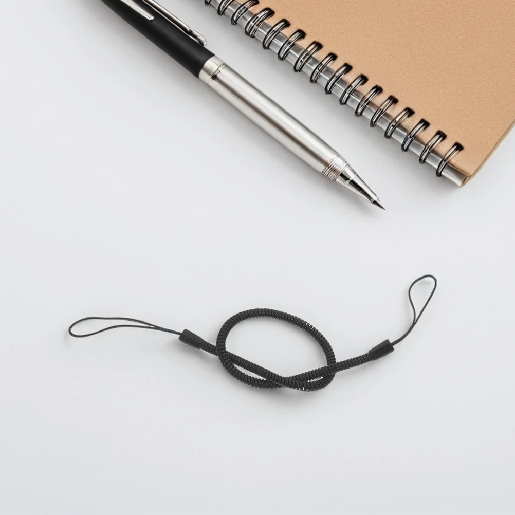 

10 Pcs Anti-lost Rope for Stylus Retractable Spring Strap Flat Pen Leash Plastic Anti-loss