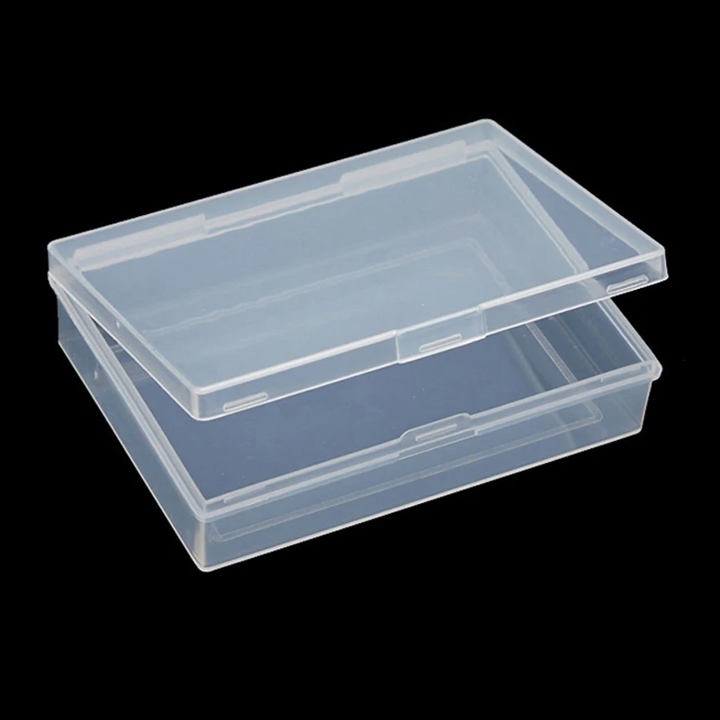 Caja transparente para tarjetas de juego, organizador de tarjetas, caja de almacenamiento vacía