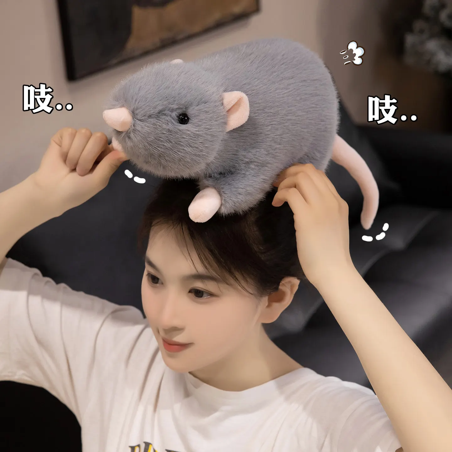 30/50/70/100cm Big Size New Soft Plush Simulation Mouse Doll Stuffed Rat Toy Party Pop Birthday Gift Zoo Souvenir