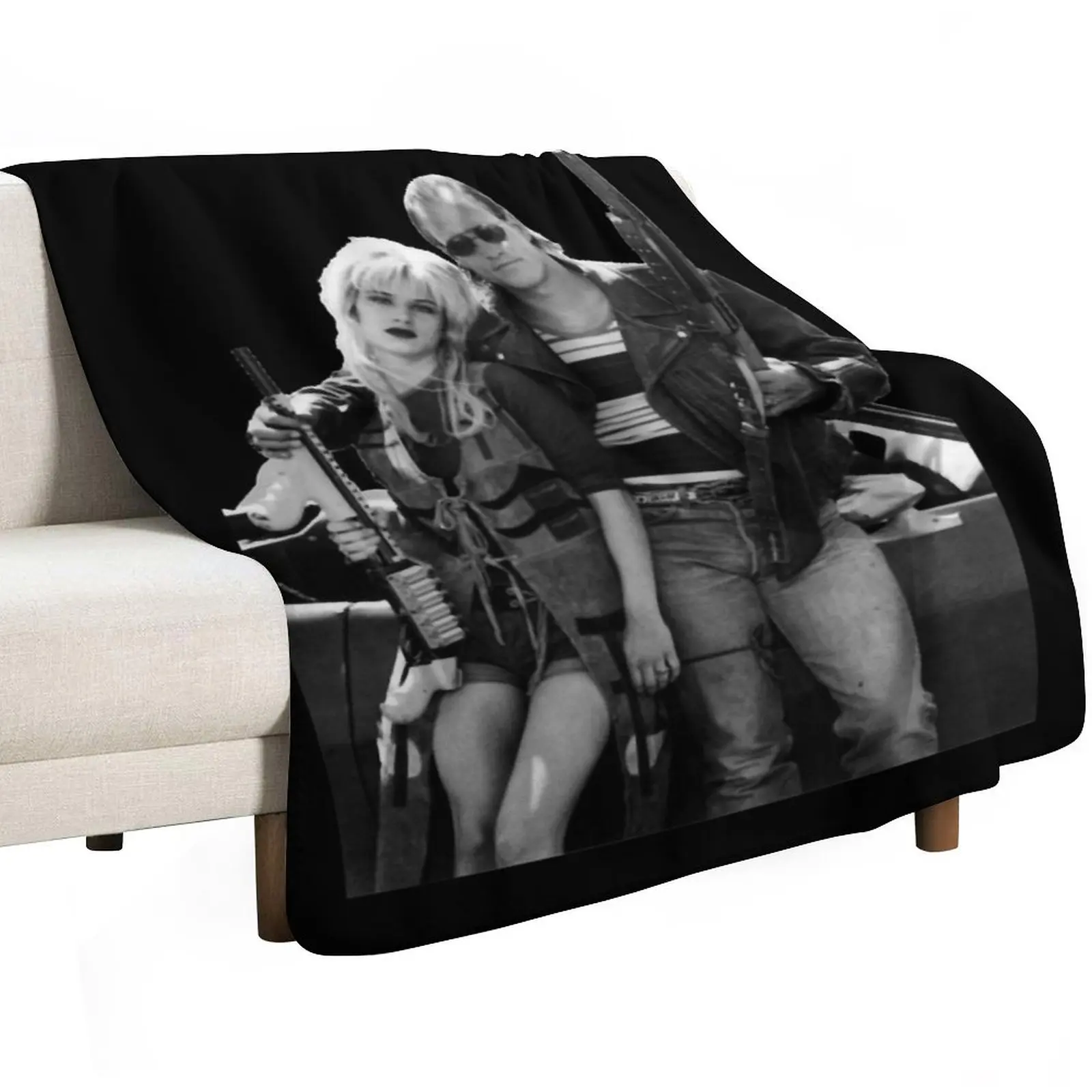 Natural Born Killers Mallory Megan Fox Classic Throw Blanket Furrys Fashion Sofas Plush Luxury Brand Hair Hairy Blankets