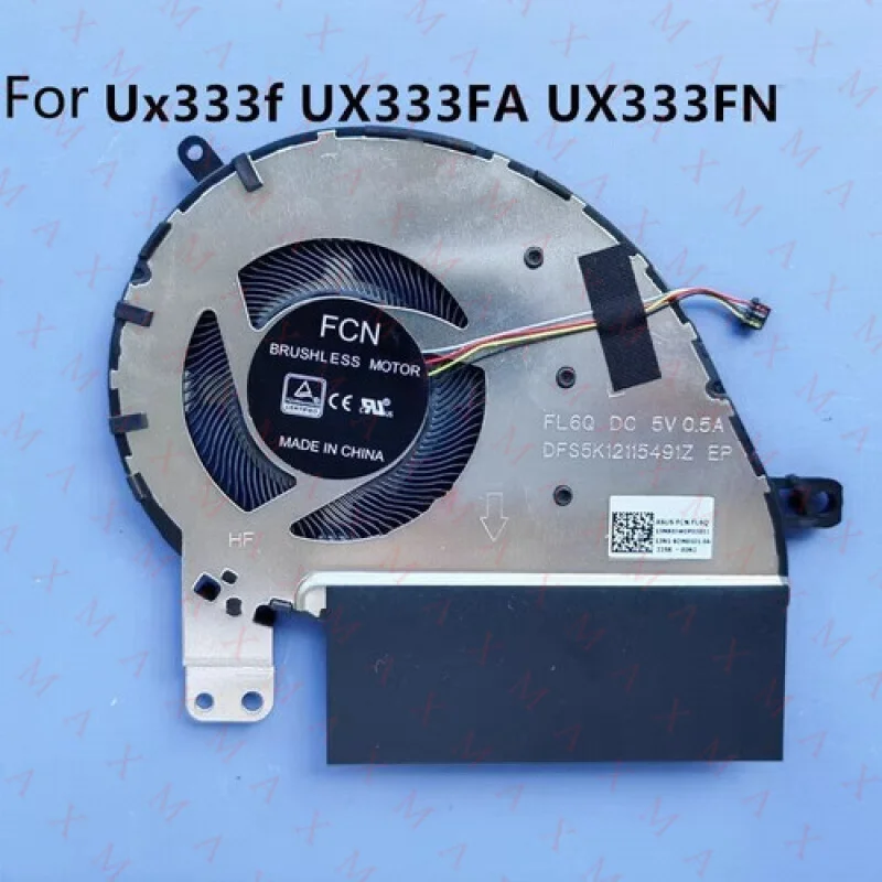 

LL новый вентилятор охлаждения процессора для Asus Zenbook 13 UX333 UX333F UX333FN 13NB0JW0P01011 FL6Q