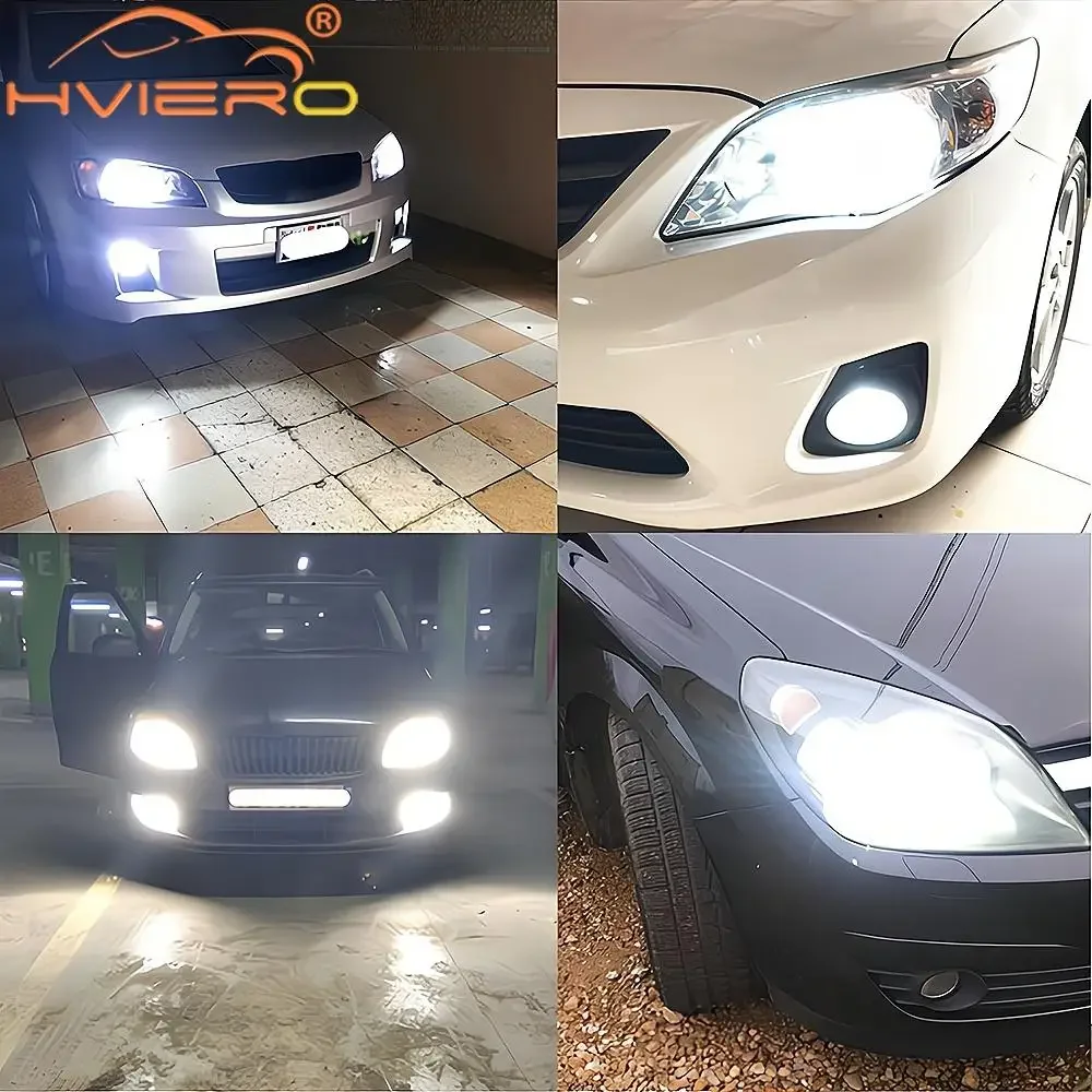 H4 H7 COB LED High Power 6000K Bulbs Bright Parking Reverse Light DC 12V Led Auto Headlight Fog Turn Signal Lamp Headlamp White