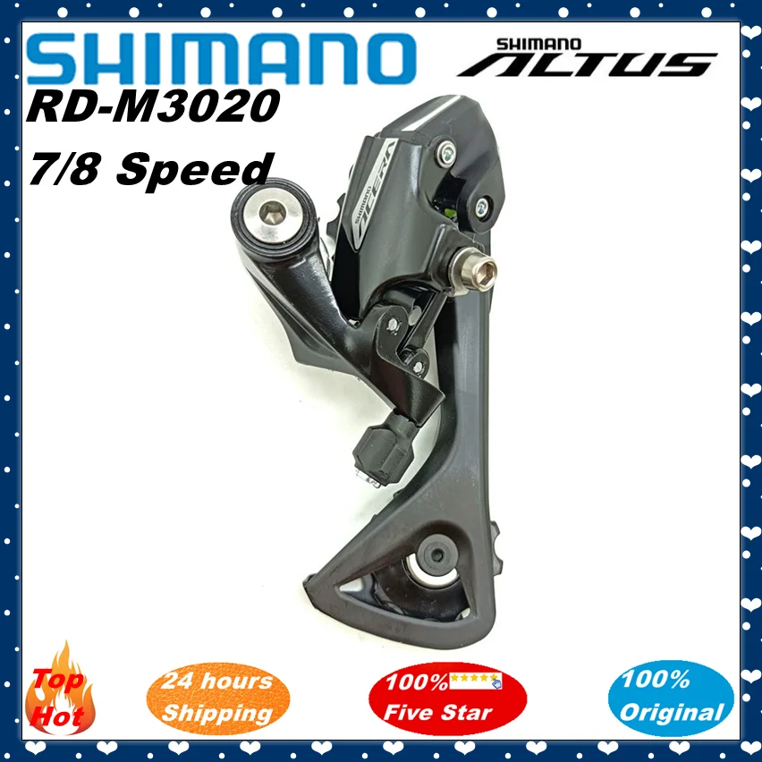 SHIMANO ACERA RD-M3020 SGS MTB przerzutka tylna 7/8 prędkości 3x7s 3x8s rower górski oryginalne części rowerowe