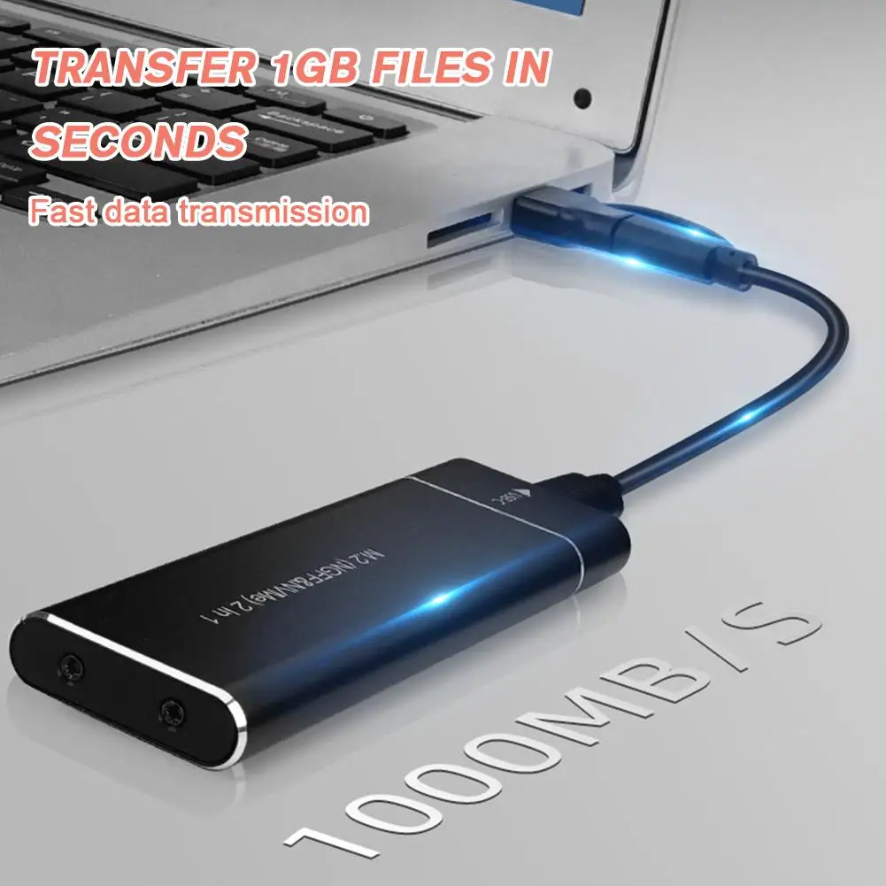 USB 3.1 10G M.2 SSD Box Dual-protocol NGFF NVME Notebook External M2 Hard Drive Box File Transfer In Seconds Fast Data Transfer