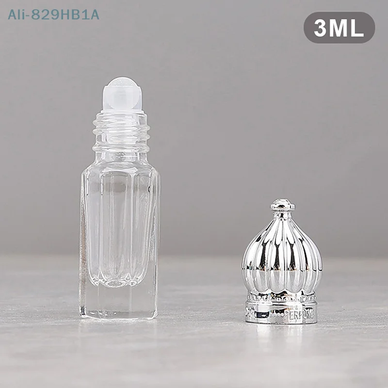 1PC 3ML Ośmiokątna Vintage Butelka Perfum Arabski Styl Olejki Eteryczne Dropper Butelka Pojemnik Bliski Wschód Pielenie Dekoracja Prezent