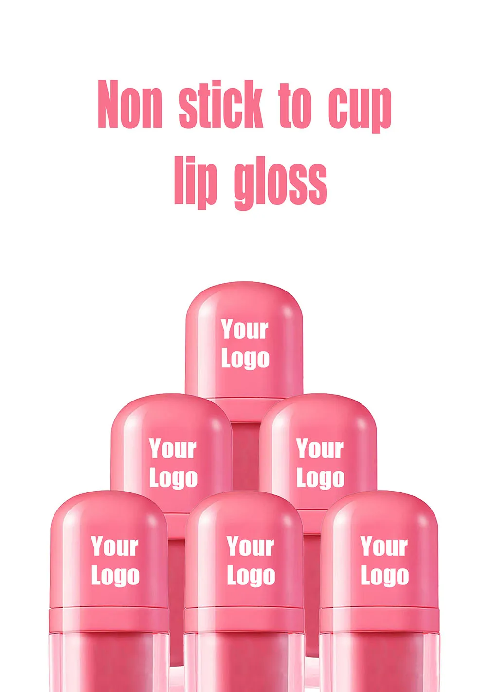 العلامة الخاصة ملمع الشفاه شعار مخصص مائي الشفاه الصقيل الرطوبة واضح غير عصا مرآة الطبيعية عارية ماكياج ماكياج بالجملة نباتي