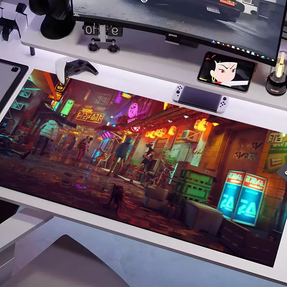 Stray Game Mouse Pad Multiple Sizes Large Square Computer Office Game Table Mats Rubber Anti-slip Mousepads