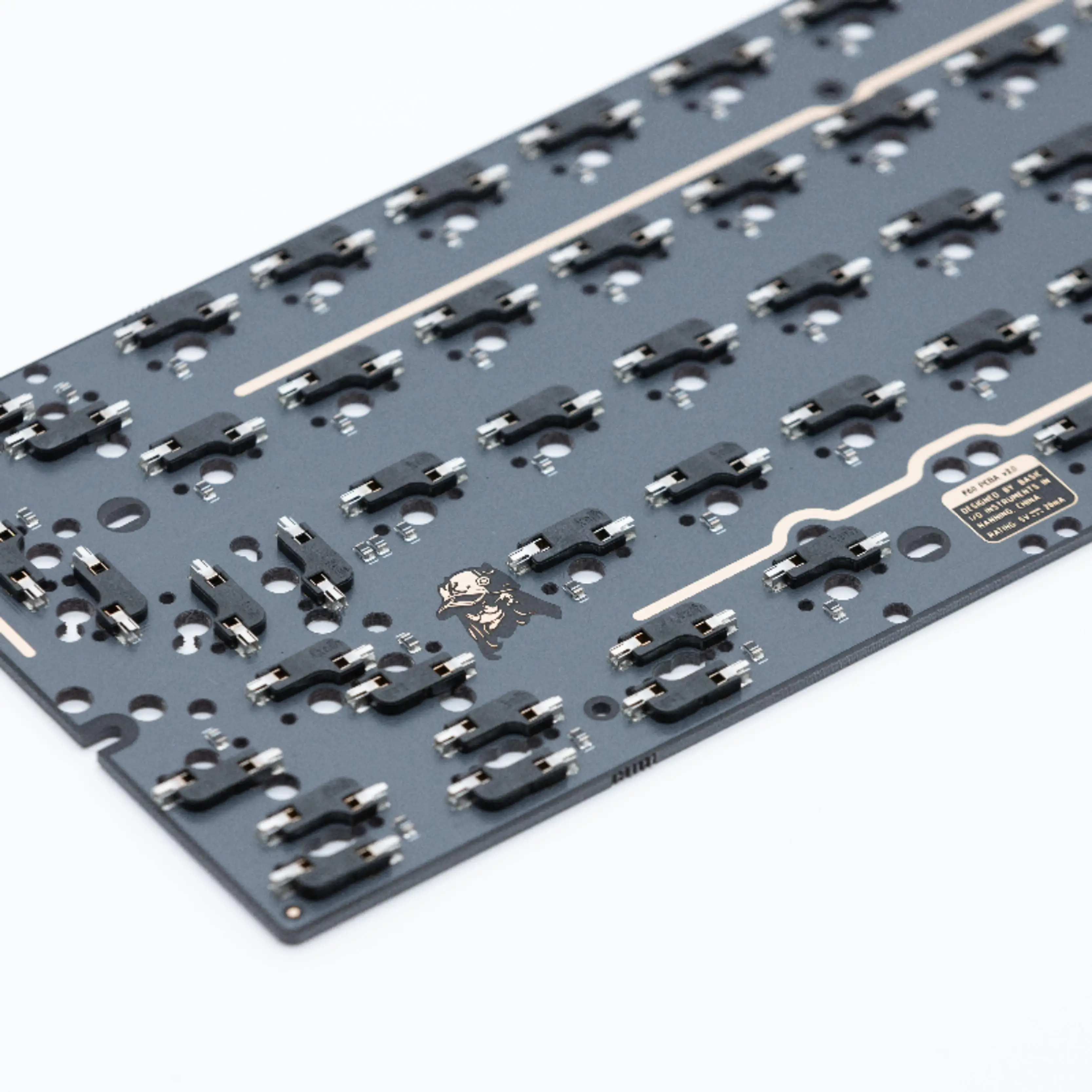 F60 F60m F60w PCB Board for Mechanical Keyboard MX Switch/magnetic Axis Hot Swap Tri-mode Split Space No Slotting Accessories