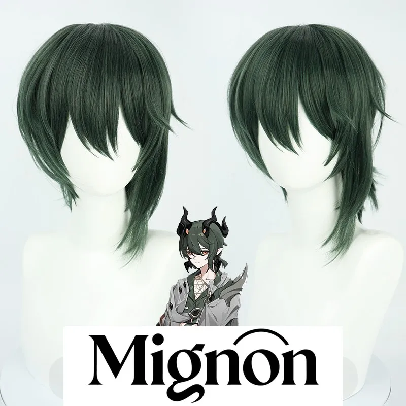 

Honkai Impact 3 Kosma парик для косплея темно-зеленый силиконовый скальп подарок на Хэллоуин