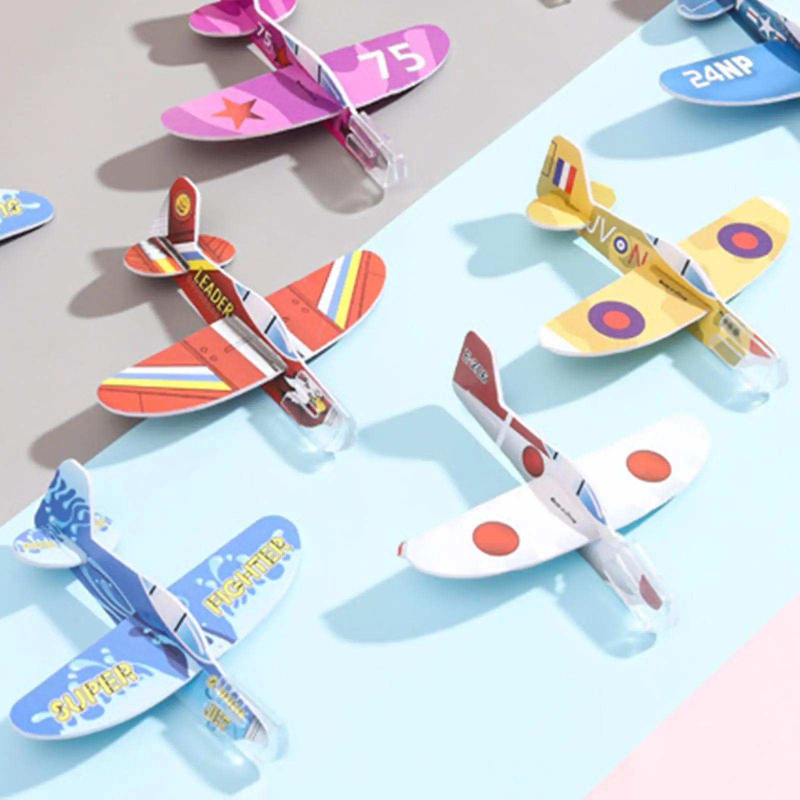 

5 Pieces Small Flying Glider Plane Set for Toddlers Birthday Gift Prizes