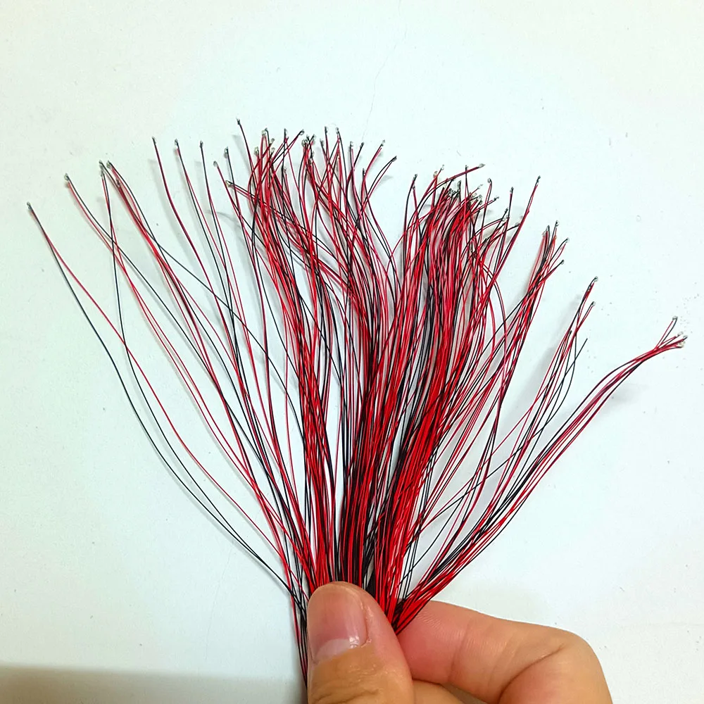 

20pcs/Lot Wired Chip 30cm 3V Railway Model Gundam Scenes 0402 0603 0805 1206 SMD Lamp Wired Micro Led Pre-soldered lamp