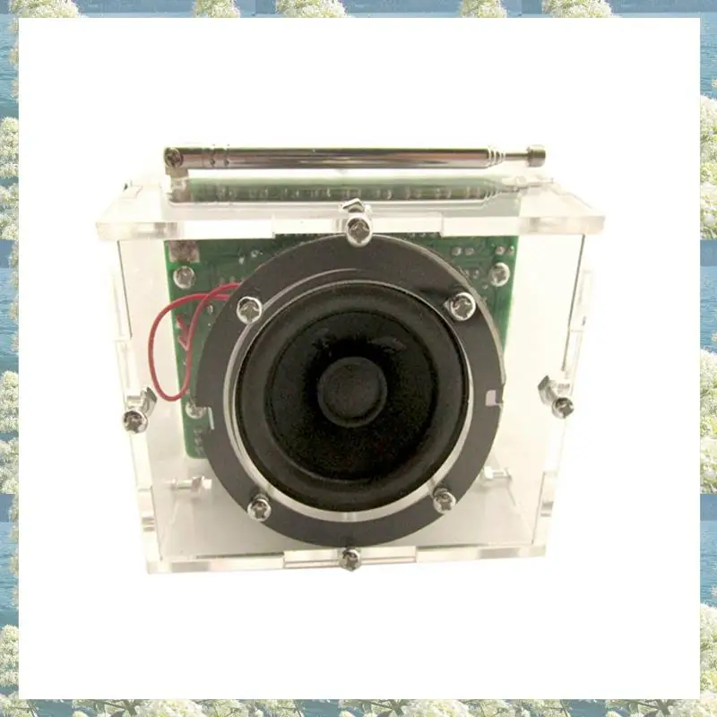 New-4X DIY DC 5V Digital Radio Kit Parts TDA5807 51 Single-Chip FM Digital Sound Machine STC89C52 Chip 87MHZ-108MHZ