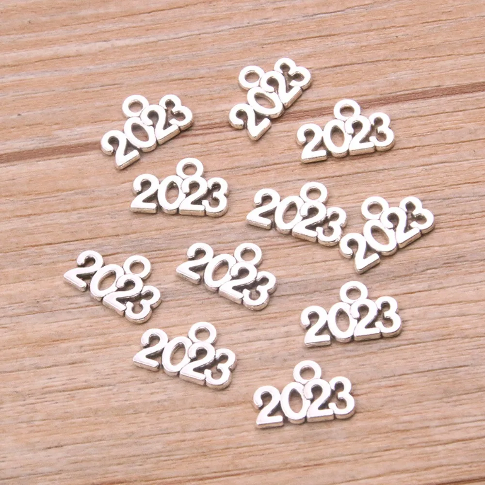 

10*14mm Metal Alloy Photo Color Years Charms Pendant For Jewelry Making DIY Handmade Craft