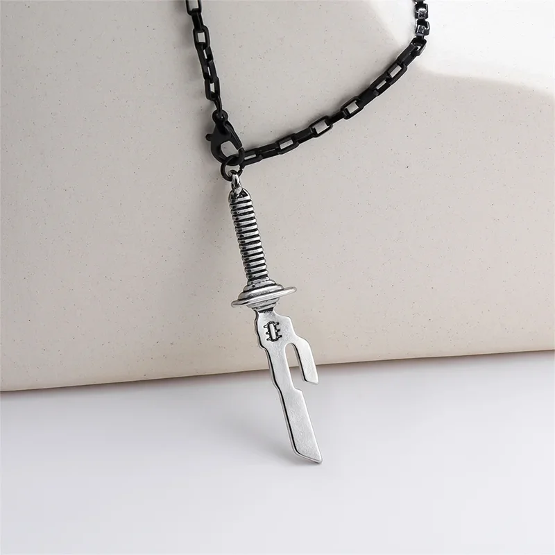 Anime Jujutsu Kaisen Fushiguro Toji Cosplay Weapon Pendant Necklaces Unisex Jewelry Gifts Fashion Accessories Women Men Party