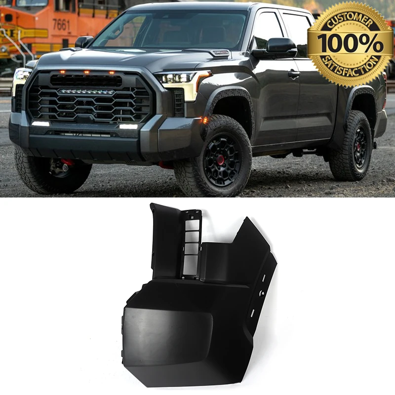 

For 2022-2024 Toyota Tundra Front Driver Side Bumper End Panel Cover Unpainted Front Left Side Bumper Protector Cover Shell