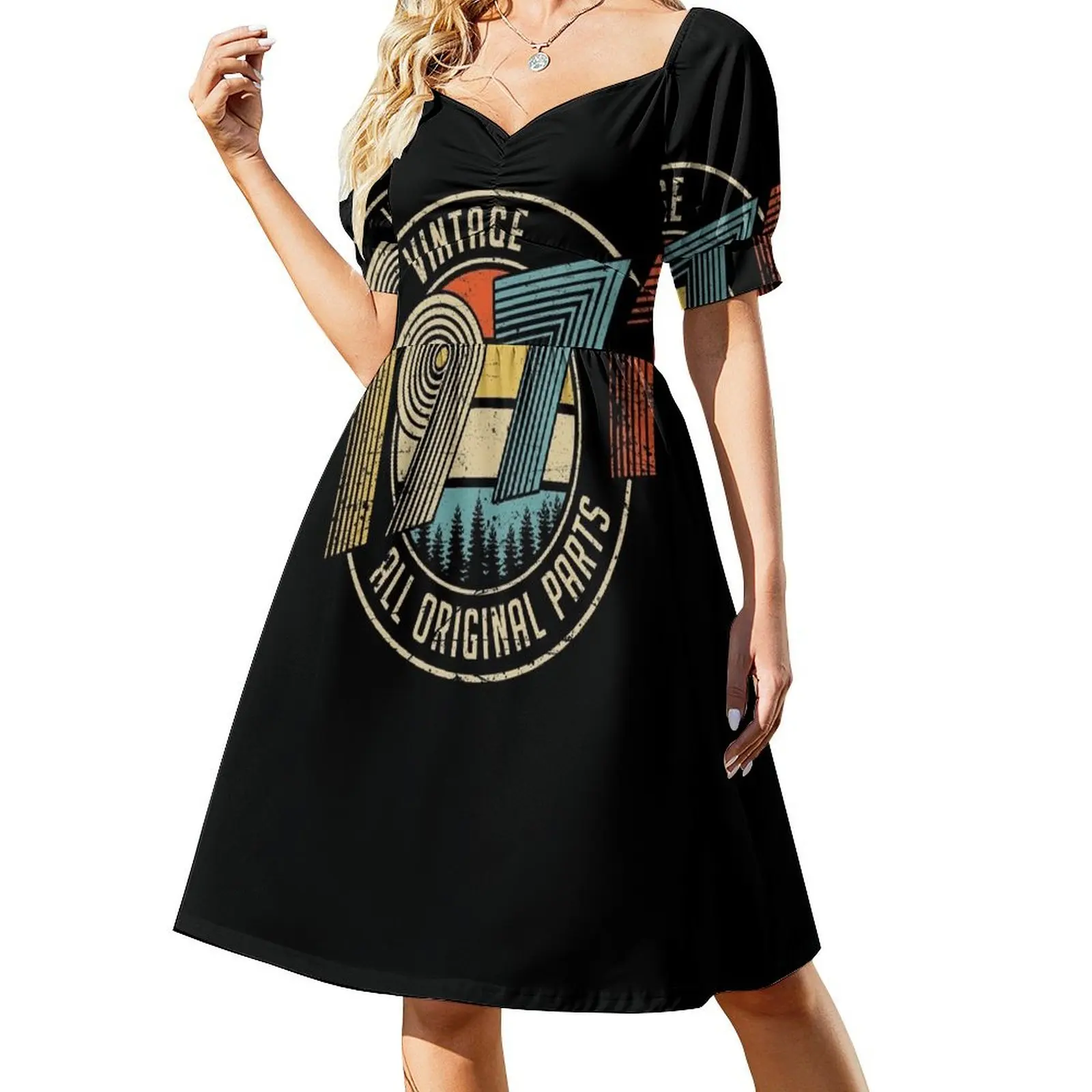 

Vintage 1971 All Original Parts birthday gifts Sleeveless Dress Cocktail of dresses summer dresses womens 2024 prom clothes