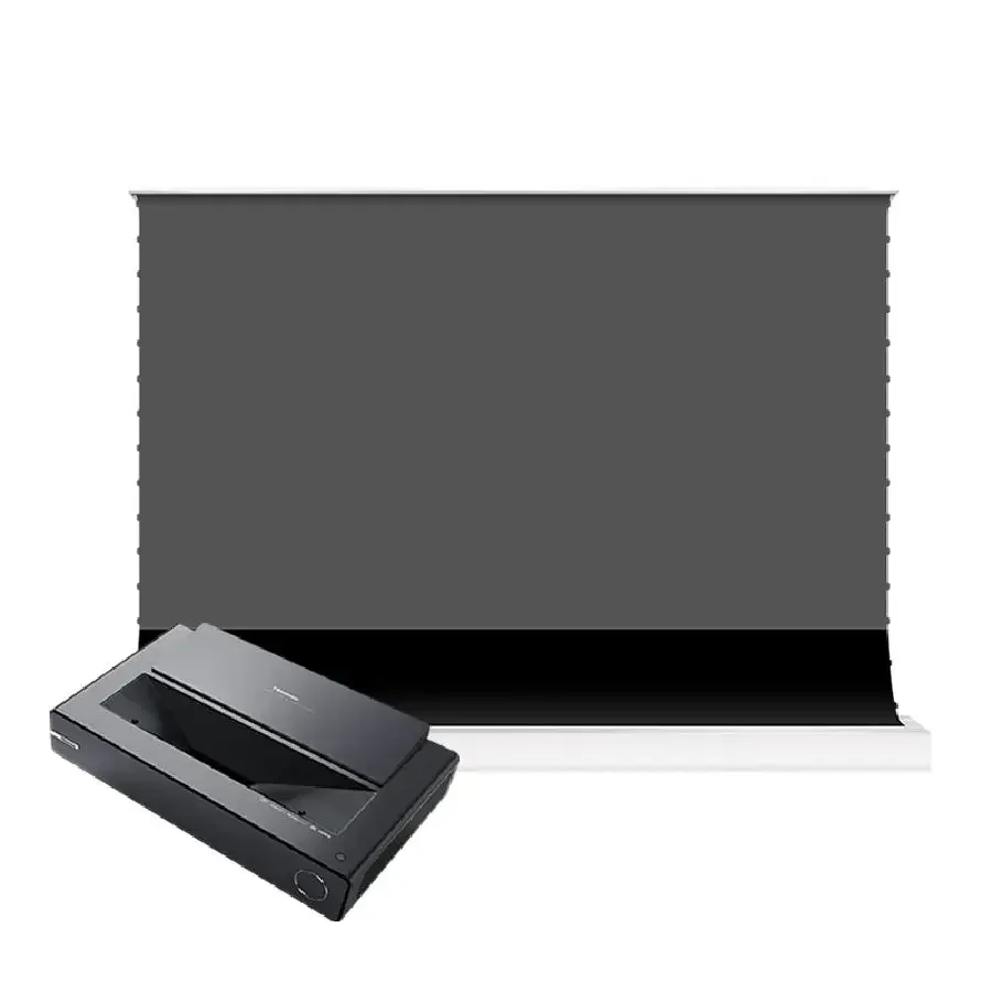 НАБОР HISENSE Проектор PX2-PRO TriChroma Cinema Projector &VIVIDSTORM 100 дюймов S PRO Экран натяжения пола