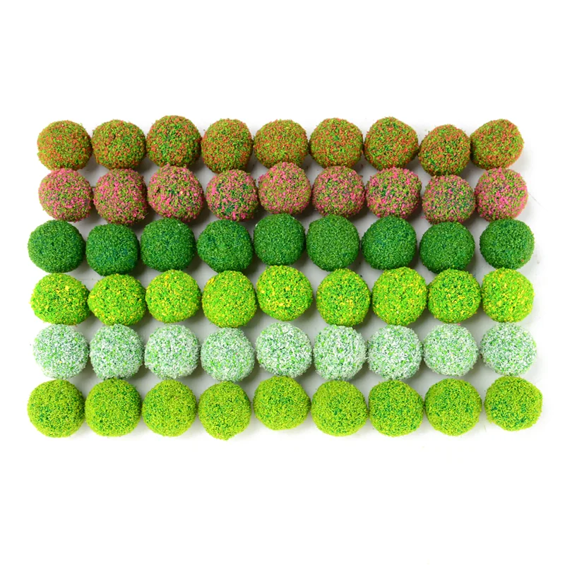 

5 шт. DIY миниатюрная садовая модель комплект искусственные кустарники и цветы для песочного стола макет сцены диорама здание поезд армейский