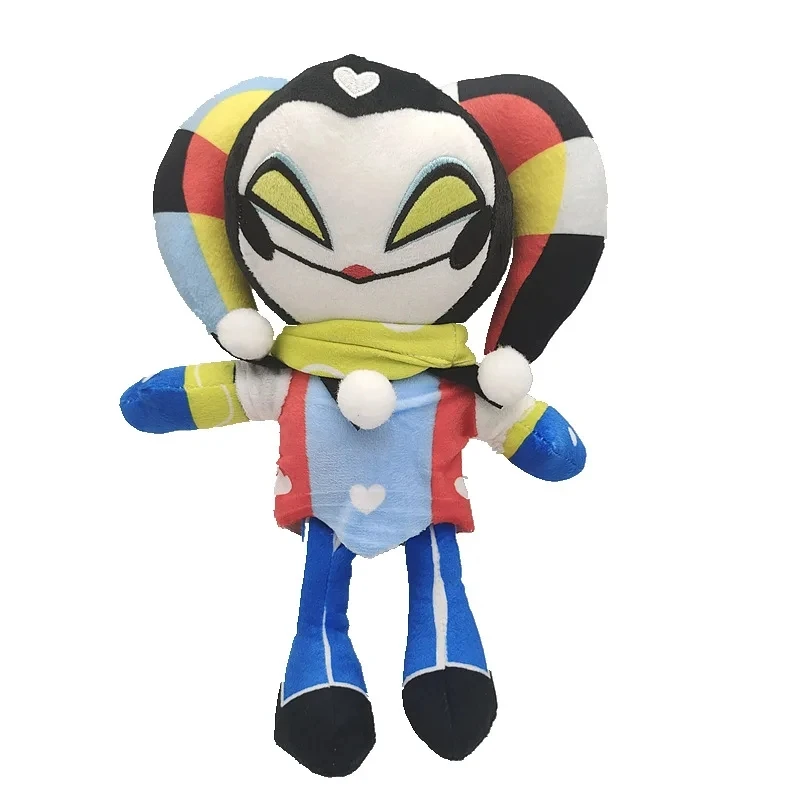 30cm Helluva Boss Exes And Oohs Anime Figure Kawaii Cute Fizzarolli Clown Plush Toys Stuffed Doll Christmas Gifts Kids Toys