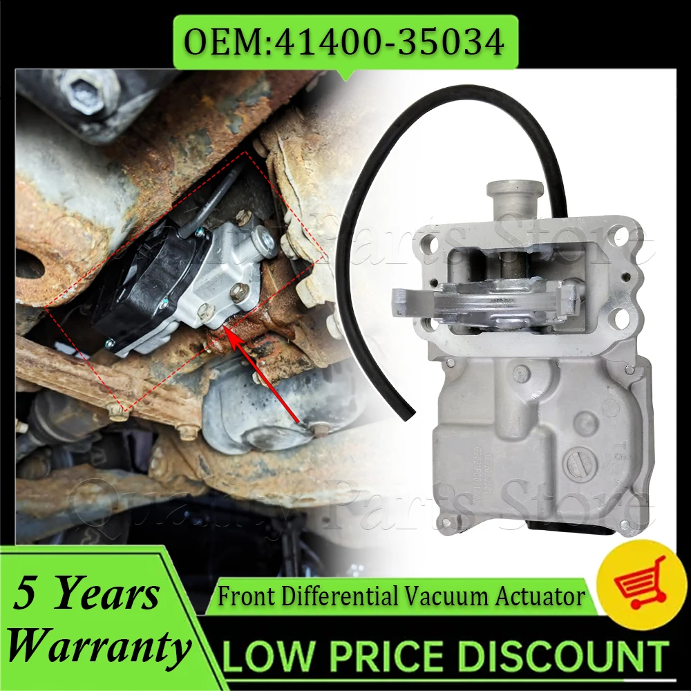 

Front 4WD Differential Vacuum Actuator For Toyota 4Runner FJ Cruiser Tacoma 03-19 41400-35032 41400-35033 41400-35030 4140035031