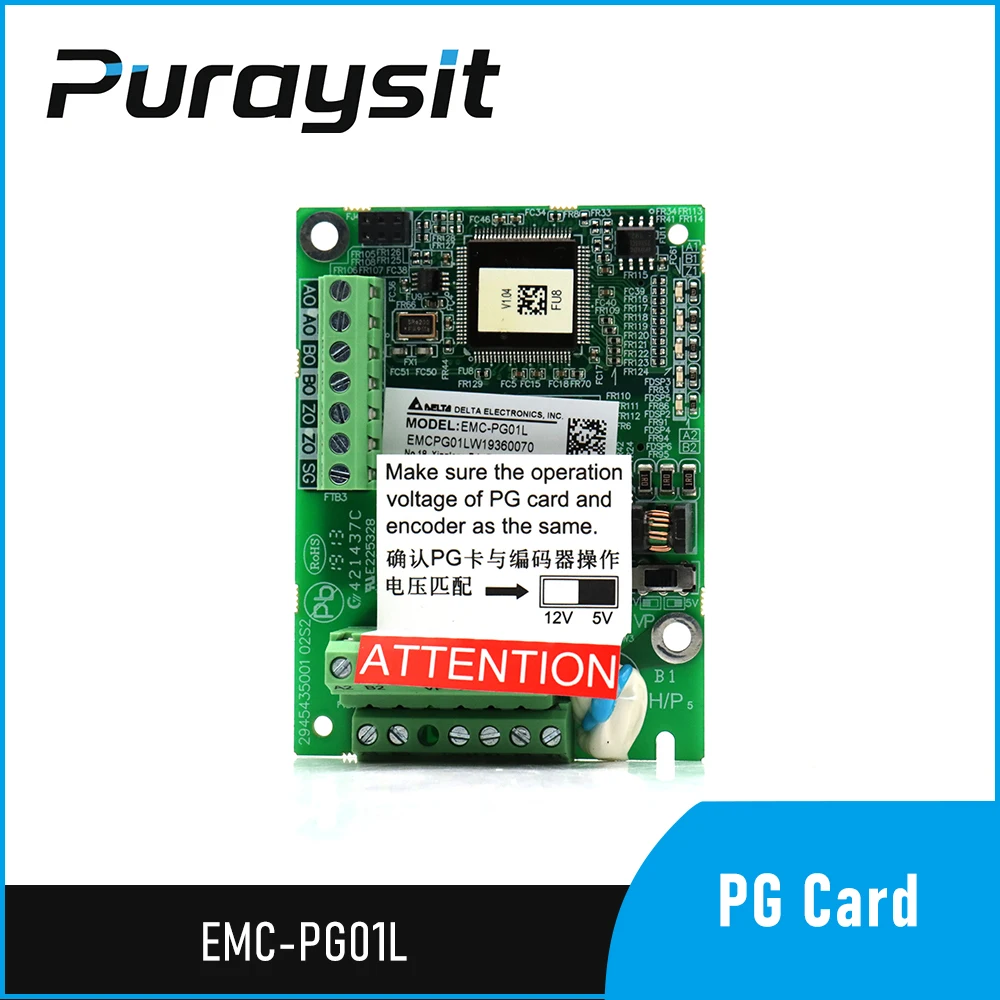 Puraysit Original Delta Inverter PG Card EMC-PG01L