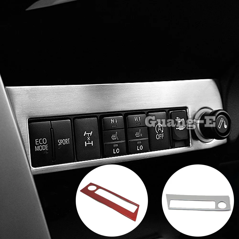 Top Car ABS Chrome Socket Charge Cigarette Smoke Lighter Switch Frame Trim 1PCs For Toyota RAV4 2014 2015 2016 2017 2018