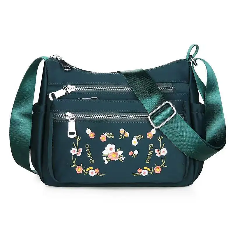 Nowy projekt patchwork w kwiaty kobiety Crossbody torba damska torba moda kobieta pojedyncze ramię pochylona torba na zakupy