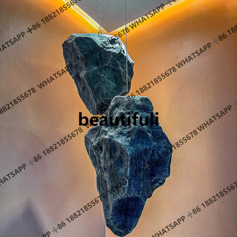 

Simulation landscape stone suspended hanging living room soft decoration art gallery sales department creative ornament