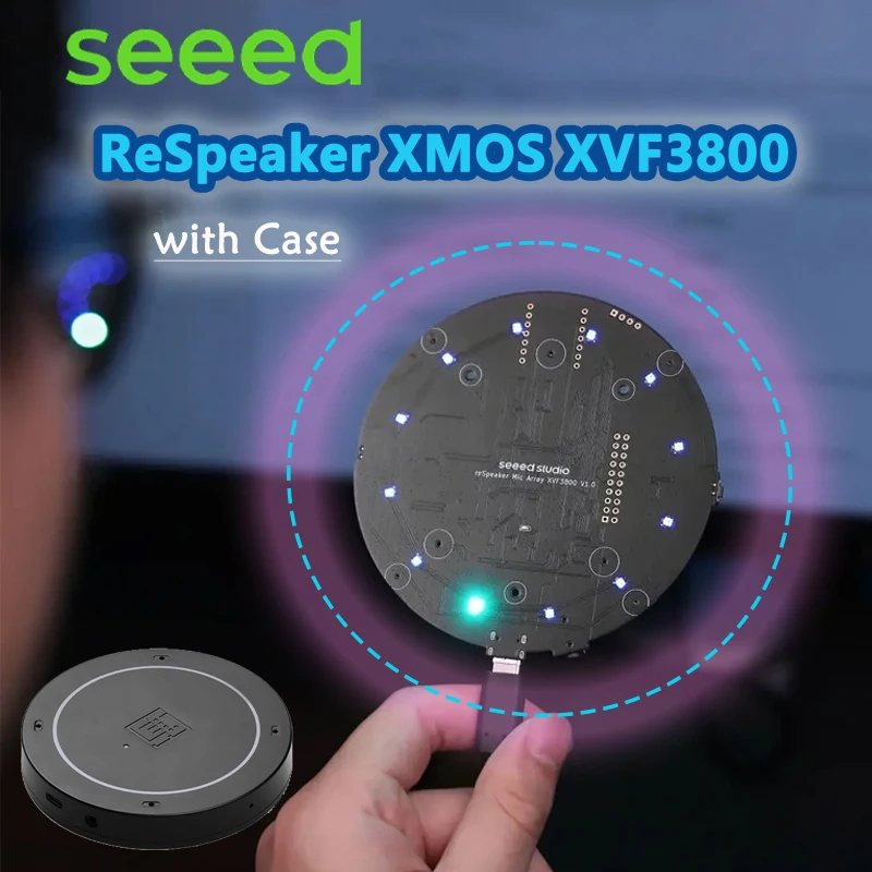 

ReSpeaker XMOS XVF3800,AI-powered 4-Mic Array for Clear Voice in Noise