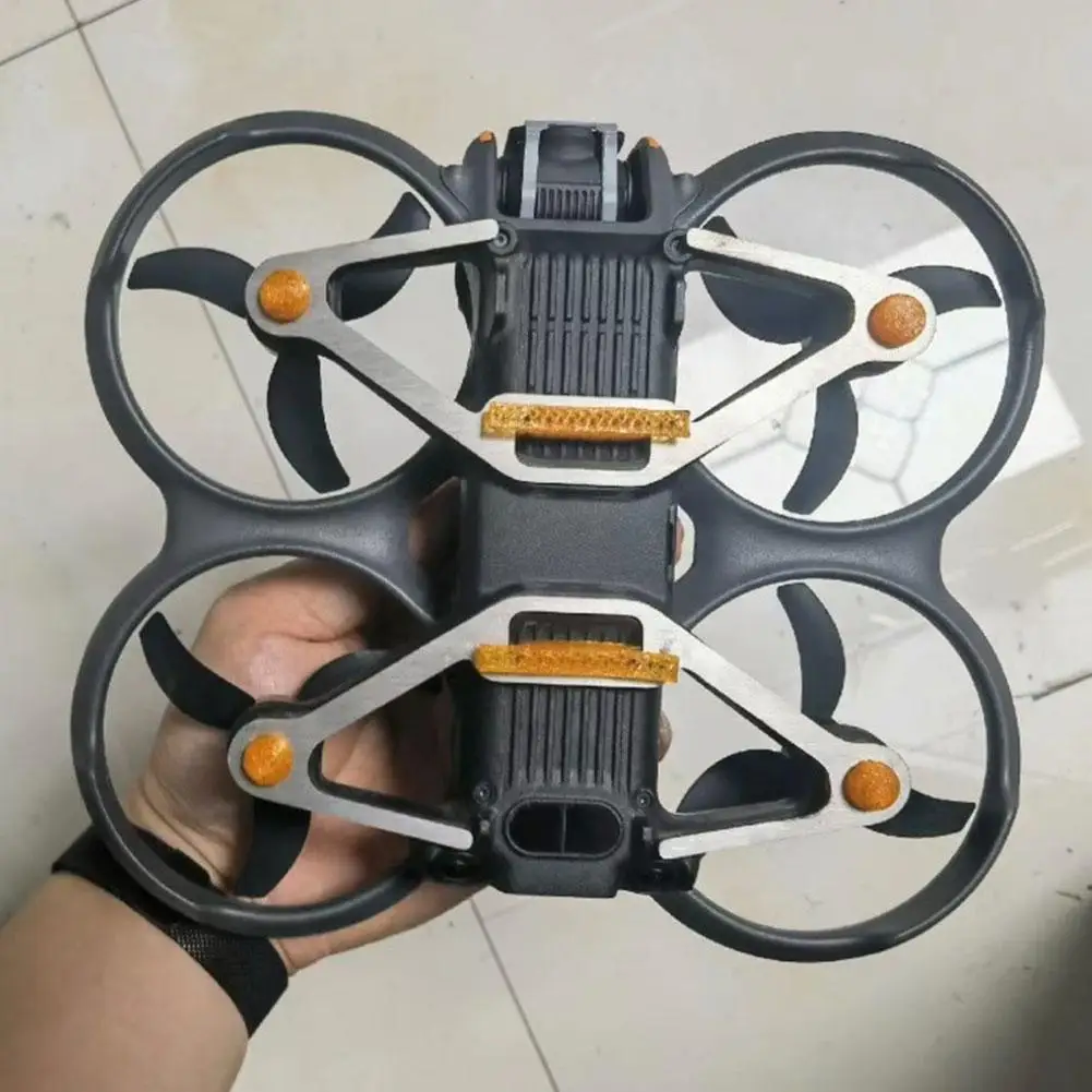 Untuk DJI AVATA2 Buffer CT4 Titanium Alloy Chassis Armor melindungi dan lengan dari Motor jatuh secara efektif dampak kerusakan Preve V5M1