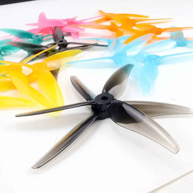 4 Stück blauer 51466 Gemfan Hurricane MCK V2 3-Blatt-PC-Propeller 2CW+2CCW für 2207-Motor, DIY-Teile für RC FPV Freestyle 5-Zoll-Drohnen – Detail 3