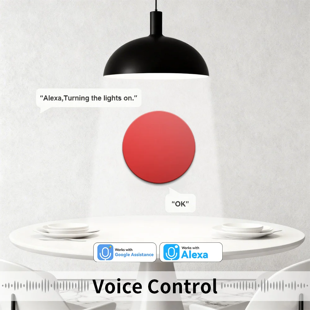 Kép 3: Számára tuya zigbee smare Drótnélküli Jelenet gomb Árammegszakító remoter multi-scene Kapcsolódás conneting Aláfest alexa goolge haza Énekhang assitan