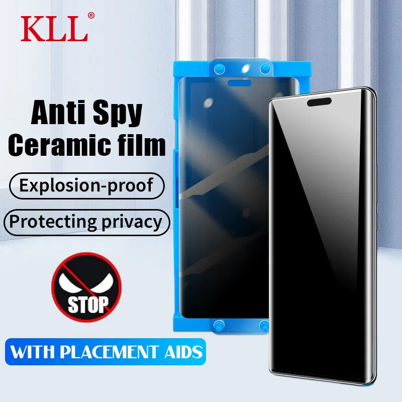 

Взрывозащищенная антишпионская керамическая мягкая пленка для защиты экрана Honor X100 90 80 70 Pro Plus X9A X9B X50 X40 с инструментами
