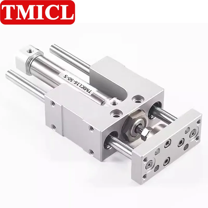 

Pneumatic Cylinder TMICM12/16/20/25X25X50X75S Three-Axis Three-Rod Guide Bracket TMICL With Air Buffer Cylinder